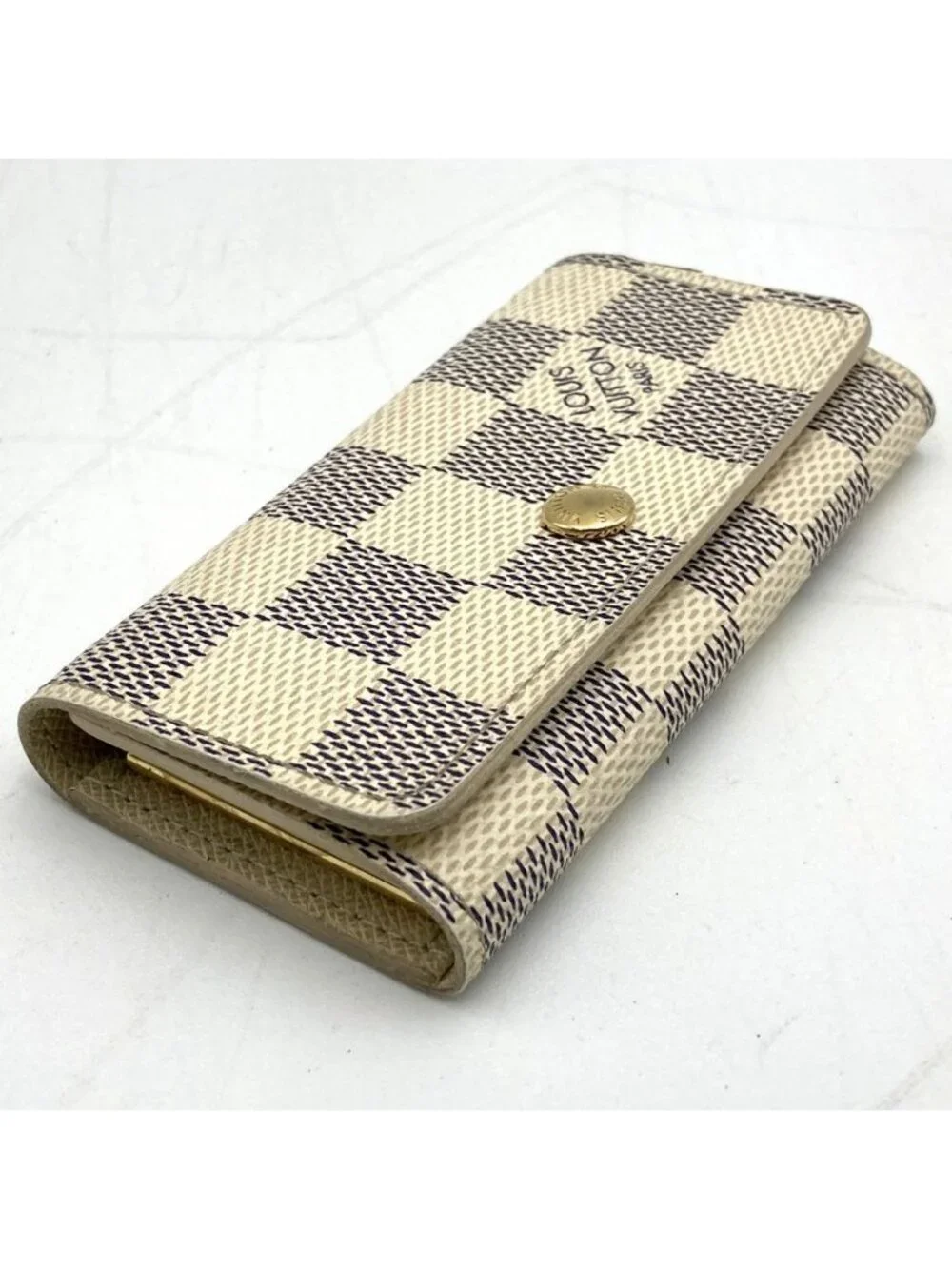 Louis Vuitton Multicles 4 Key Case Damier Azur Key Holder